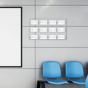 <span class=keywords><strong>Acrylic</strong></span> chủ thẻ kinh doanh treo tường trong suốt nhãn dán hiển thị giá thích hợp cho các trường học và phòng họp công ty - Product Image 3