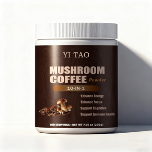 Mezcla Instantánea de Café con Champiñones en Polvo - Adaptógeno Natural en Polvo para Energía, Ayuda a Aliviar el Estrés y Favorece la Salud Intestinal - Product Image 1