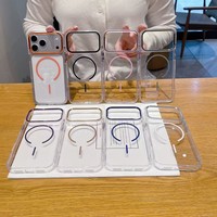 Coque de téléphone de luxe antichoc en TPU+PC électroplaqué avec motif Stitch 3D et protection d'écran pour iPhone 17, idéale comme cadeau