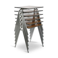 Table d'école empilable simple, mobilier de salle de classe, bureau d'étude pour étudiants