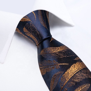<span class=keywords><strong>Corbatas</strong></span> de Seda para Hombre Hi-Tie al por Mayor, Diseño Personalizado en Azul Oscuro y Dorado, con Pañuelo de Bolsillo - Product Image 4