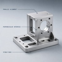 Services de fraisage CNC sur mesure et d'électroérosion à fil pour supports de montage et cadres de base en acier inoxydable