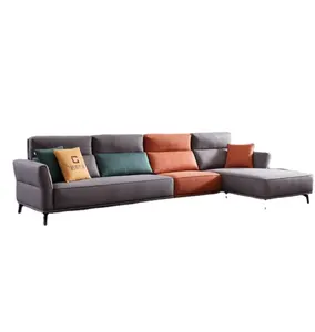 客厅北欧现代风格家具套装设计Leathaire布艺沙发休息室组合沙发