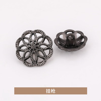 Kancing Logam Berongga Bentuk Payung untuk Mantel/Jas, Bahan Zinc Alloy 30MM, Aksesoris, Kustomisasi, Pabrik OEM