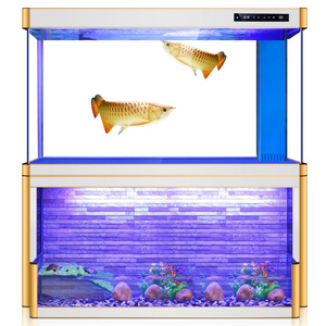 Acquario Rettangolare in Vetro Trasparente di Alta Qualità, Accessori per Acquario, Illuminazione per Acquario, per Soggiorno e Ufficio, Include Pompe d'Acqua, 300L - Product Image 4
