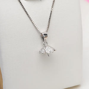 จี้เงินแท้ S925 รูปทรงบาโอโถวขนาดใหญ่ สำหรับผู้หญิง 14-18 มม. พร้อมไข่มุก จี้โซ่แบบโปร่ง พร้อมอุปกรณ์ DIY 777 อุปกรณ์ตกแต่งเครื่องประดับ - Product Image 4