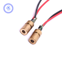 Module laser point rouge focalisable 1mw de pilote APC 650nm 3-5v