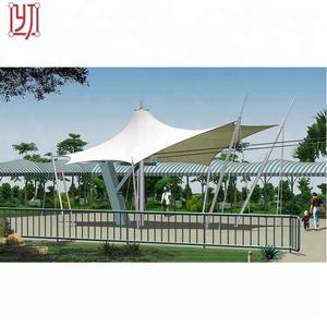 Structure de gazebo de luxe pour jardin paysager, forme spéciale, architecture de membrane - Product Image 5