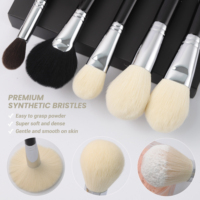 Ensemble de 14 pinceaux de maquillage vegan de luxe EMF Professional avec logo personnalisé, pinceaux de maquillage pour le visage de haute qualité personnalisés avec correcteur