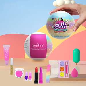 Coffrets de maquillage miniatures les plus populaires pour filles : rouge à lèvres, gloss, fard à paupières, anticernes, poudre, blush - Product Image 5