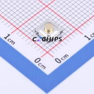 TSC010B2018A Tactile Switch SMD,5.2x5.2mm Switch Round Button 1.8N Vertical Mount 5.2mm - Product Image 1