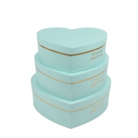 Ensemble de trois phnom penh boîte à fleurs en forme de coeur rose fleur coffret cadeau air lover day coffret cadeau usine