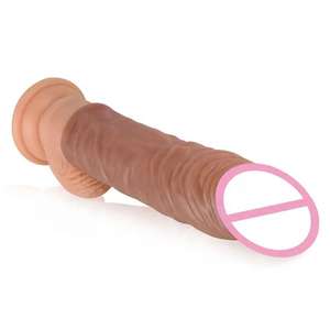 18,5 cm wieder verwendbares wasch bares Silikon männliche Dildo hülle Penis vergrößerung Big Cock Sleeve Kondom für Mann für größere - Product Image 1