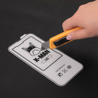 Vente en gros 3 en 1 ensemble de housses compatibles avec l'iPhone 15 14Pro HD clair Nano verre protecteur d'écran étui antichoc