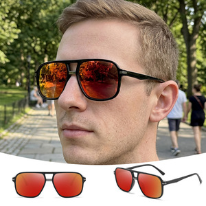 Lunettes de soleil polarisées UV400 avec verres TAC, monture noire, unisexe, pour la conduite et la mode - Product Image 4