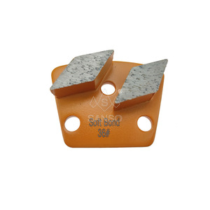 <span class=keywords><strong>3x</strong></span> M 6 trous, segments à double pointe, meules diamantées pour le ponçage de sols en béton - Product Image 4