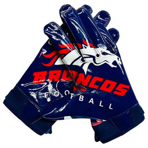 Gants de réception de football américain Super Sticky Palm Custom Camouflage Design Back Hand Sublimation Printing - Product Image 1