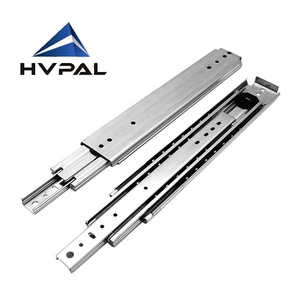 Hvpal Hot Bán Đầy Đủ Mở Rộng Nhiệm Vụ Nặng Nề Bóng Mang Trượt Đường Sắt 3 Phần Ngăn Kéo Slide 500lb <span class=keywords><strong>Runner</strong></span> Cho Công Nghiệp Sử Dụng - Product Image 3