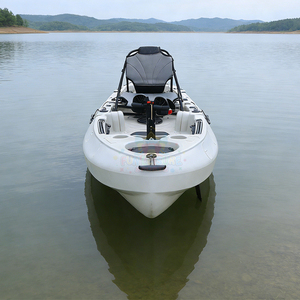 Kayak <span class=keywords><strong>de</strong></span> pêche modulaire <span class=keywords><strong>en</strong></span> plastique populaire avec propulsion à pédales, canoë <span class=keywords><strong>de</strong></span> pêche, bateau kayak avec accessoires, monoplace - Product Image 1