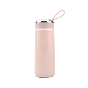 Vente en gros de gobelets isothermes à double paroi de 400 ml, bouteille d'eau en verre, mug thermos portable - Product Image 1