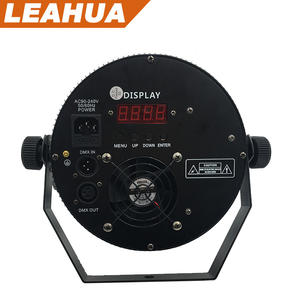 18x10W RGBW 4-in-1 ince LED Par ışık 8 adet düz sahne aydınlatma spot otomatik DMX512 ses Master/Slave duvar yıkama renk karıştırma - Product Image 4