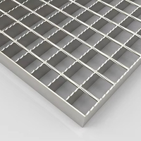 Grille en acier galvanisé anti-corrosion robuste, type léger ASTM, pour clôture, trottoir, passerelle, plateforme, marches d'escalier