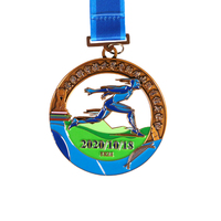 Médaille de football personnalisée Coupe du Monde, récompense personnalisée, souvenir pour fan, antique et moderne