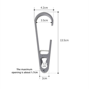 Móc Treo Quần Áo Lớn Kẹp Tất Kẹp Quần Áo Giặt Có Lò Xo, Móc Phơi Quần Áo Bằng Nhựa Chắc Chắn Cho Quần Áo - Product Image 6