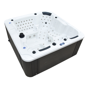 Baignoire autoportante en acrylique 55 x 28 Swirl Way pour salle de bain principale avec douche intégrée - Product Image 2