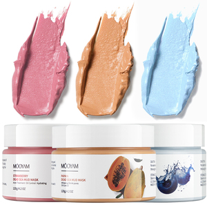Mascarillas faciales De Belleza, conjunto De máscaras De arcilla para el rostro, frutas, Mar Muerto, barro, verde, rosa, que reduce los poros, brillante - Product Image 4