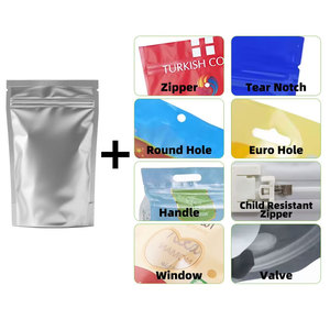 Doypack túi có thể khóa lại tùy chỉnh in lá nhôm đứng lên túi kẹo trái cây sấy khô bao bì túi ziplock có cửa sổ - Product Image 2