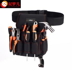 Multifunctionele Waterdichte Elektrische Gereedschapskit Rugzak Canvas Tailleboor <span class=keywords><strong>Holster</strong></span> Sleutel Hamer Schroevendraaier Tas Oem Aanpasbaar - Product Image 5