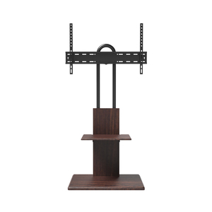 Soporte de <span class=keywords><strong>TV</strong></span> Universal Giratorio e Inclinable para Piso, Base de Acero y Madera, Altura Ajustable, Montaje en <span class=keywords><strong>Mesa</strong></span>, Máx. VESA 600x400mm - Product Image 1