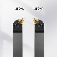 Porte-outil de tournage extérieur CNC triangulaire MTQNR2020K16/2525M16 pour usinage de faces, tige de fraise à oxydation noire