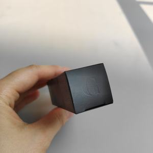 Groothandel Luxe Papieren Opvouwbare Verpakking Zwart Kaart Papieren Dozen Met Debossed Voor Etherische Olie Geschenkdoos - Product Image 2