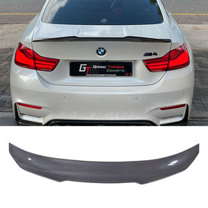 สปอยเลอร์หลังคาร์บอนไฟเบอร์ทรงรังผึ้งสไตล์ PSM สำหรับ M4 F82 ปี 2014-2020 - Product Image 1