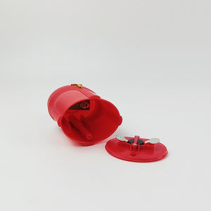 Funérailles Croix Rouge <span class=keywords><strong>LED</strong></span> Grave Lumière Scintillante Sans Flamme <span class=keywords><strong>LED</strong></span> Batterie Couleur Rouge Grave Cimetière Mémorial Bougies Votives - Product Image 6