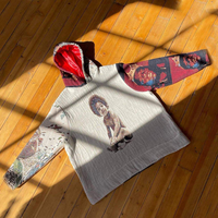 Modu – Nouveaux sweats à capuche en coton et polyester tissé, personnalisables à faible MOQ, motif Singer Star, pour vêtements