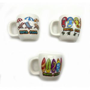 Cadeaux d'affaires Espagne Jamaïque Malte 2025 – Plaque de Majorque imprimée UV, aimant de réfrigérateur 3D demi-tasse, souvenirs d'intérieur en céramique Art Déco - Product Image 5