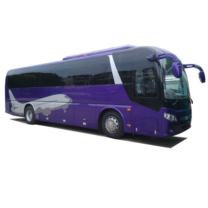 新車 45人乗り 紫色の観光バス Yuchaiエンジン搭載