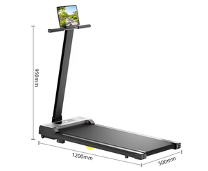 Caminadora Eléctrica Plegable 2 en 1 Portátil con LED, Máquina de Ejercicio Multifuncional para el Hogar, para Trotar/Caminar, con Prueba de Frecuencia Cardíaca Inalámbrica - Product Image 5