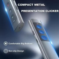 Nuevo Presentador USB Portátil, Lápiz para Pasar Páginas de PPT, Control Remoto para Presentaciones PowerPoint con Control de Volumen
