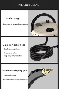 1500W pulitore a vapore idropulitrici portatili aria condizionata pulizia a vapore pulitore ad alta pressione per la cucina - Product Image 5