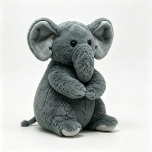 Customized plush elephant toy, gray elephant <b>stuffed</b> <b>animal</b>,soft elephant plushie,soft elephant plushie,cute baby elephant plush - Product Image 2