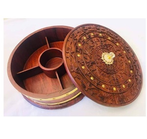 แกะสลักไม้กล่องขนม/หรูหราแห้งกล่องสำหรับวันหยุด (นางสาวแซนดี้84587176063) - Product Image 4