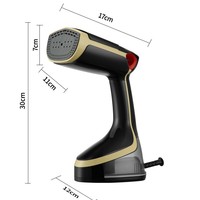 Défroisseur Vapeur Portable 1300W pour Vêtements, Mini Défroisseur à Main pour la Maison et les Voyages, Repassage à Sec et Vapeur