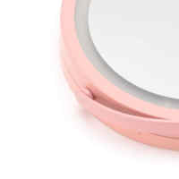 Miroir de bureau rotatif à 360 degrés OEM pour salle de bain, maquillage, stockage de diodes électroluminescentes, style élégant