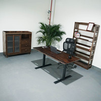 Bureau de style moderne et luxueux en bois massif Table d'ordinateur contemporaine pour la maison, la chambre à coucher, le bureau et l'étude Meubles fabriqués à la main