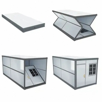 Maison préfabriquée à construction rapide 20 pieds 40 pieds Maison modulaire en conteneur pliable Camping Petite maison en conteneur pliable Bureau à domicile