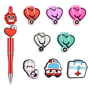 ชุดรูปแบบหูฟังหัวใจพีวีซีสำหรับปากกาลูกปัด - Product Image 1